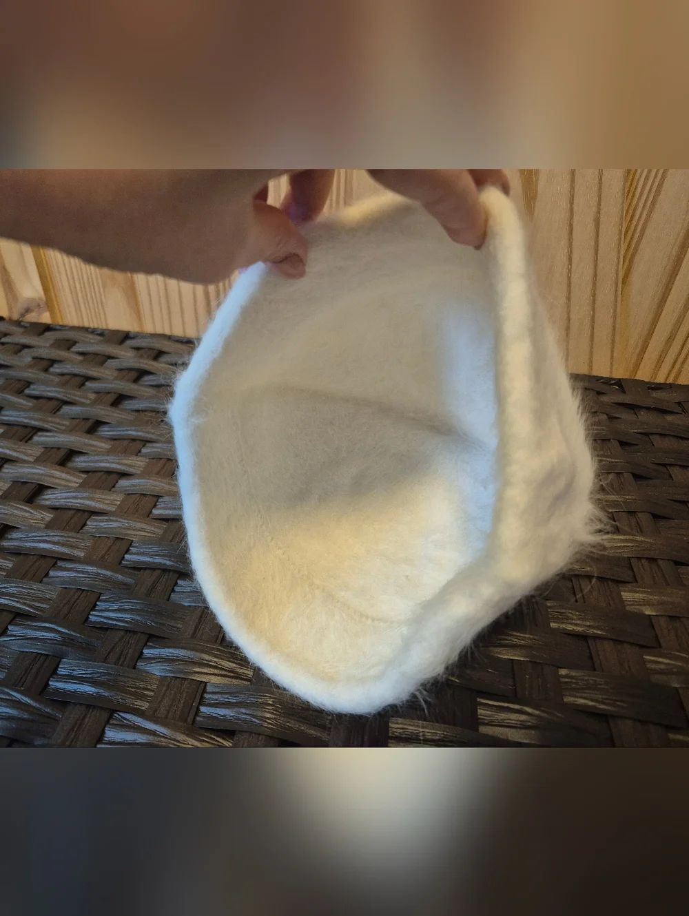 Rabbit Fur Beanie Hat - Picture 10 of 10